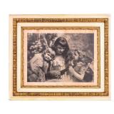 1894 Parkinson Photogravure "Happy Days"