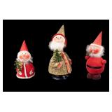 German Felt Santa Candy Containers