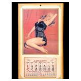 Vintage 1955 Marilyn Monroe Pin Up Calendar