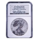 2006-P Silver Eagle Dollar NGC PF69 Reverse Proof