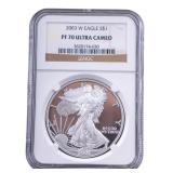 2003-W American Silver Eagle PF70 Ultra Cameo