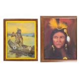 Native American-Themed Portraits / Artwork