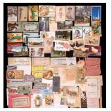 Early-MC Postcards, Advertising Ephemera