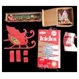 Vintage Christmas Twinkle-Lite Christmas Scene