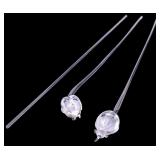 Orrefors Crystal "Silver Flowers" Set