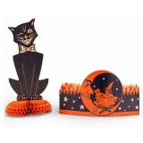Beistle Die-Cut Black Cat and Luhrs Party Hat