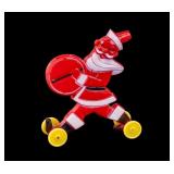 Rosbro Plastic Skiing Santa Whistle Toy