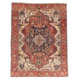 Antique Persian Serapi Rug