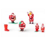 Antique German Clay-Faced Santa Figurine