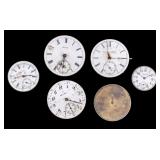 Hamilton, Waltham, Elgin Pocket Watch Movements