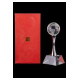 CIP Crystal Globe Trophy / Award w/ OB