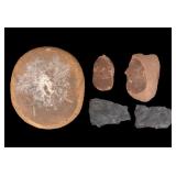 Nat. Am. Susquehannock Grinding Stones, Fossils