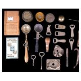 Vintage Kitchen Tools, Tins, Washboard