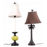 2 Contemporary Decorative Lamps