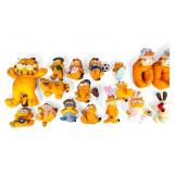 Vintage Garfield Plush Toys and Slippers