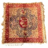 Antique Silk Turkish Hunting Rug