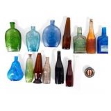 Vintage Glass Bottles, Figural & Embossed