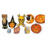 Vintage Beistle Halloween Die-Cut Decorations