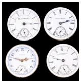 Elgin, Hampden, & Waltham Pocket Watch Movements