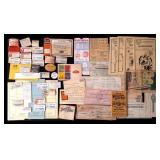 20th C Poison Labels, Coal Reciepts, Legal Docs