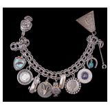 Sterling Silver Charm Bracelet