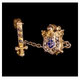 10K Gold Tie Tack / Masonic Pin