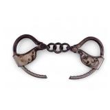 Antique 19th C.  John J. Towers Handcuffs