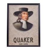 Vintage Quaker Lace Cloth Advertising Print