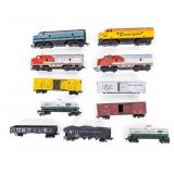 Vintage HO Scale Locomotives and Cars