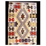 Handmade Geometric Design Rug