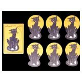Vintage Dennison Halloween Cut-Outs Boxed Set