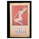 Vintage 1955 Marilyn Monroe (Nude) Calendar