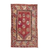 Antique Turkish Oushak Wool Rug