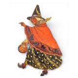 Large Vintage Beistle Halloween Witch Die-Cut
