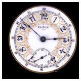 Antique Elgin Movement with Fancy Dial