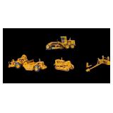 Vintage Gescha Die Cast Caterpillar Toys