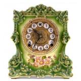 Gilbert Clock Co. Porcelain Mantel Clock, No. 428