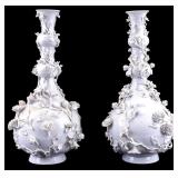 19th C Chinese Porcelain Blanc de Chine Vases
