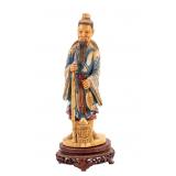 Chinese Polychrome Fisherman