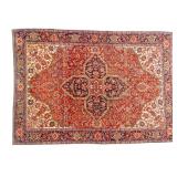 Persian Heriz Area Rug