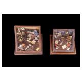 Early Interior Diorama Bookends