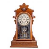 Gilbert Parlor Clock w/ Painted Glass Panel