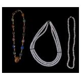 Pearl and Scarab Necklace