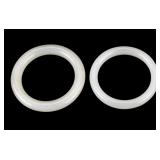 Two Jade Children's Bangles