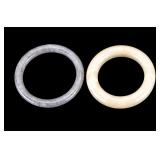 Two Jade Children's Bangles