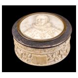 European Continental Carved Trinket Box