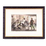 Harper's Weekly Hand Tinted Engraving attr Eytinge