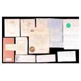 19th C and Civil War Hand Written Plats and More