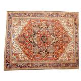 Antique Persian Heriz Rug