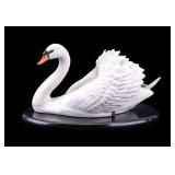 Porcelain Swan Center Piece